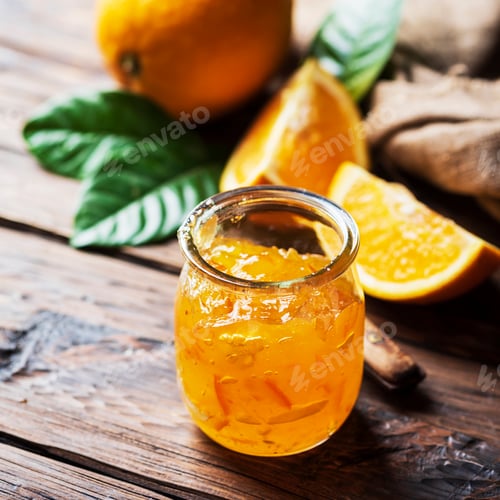 Preview: homamade orange jam