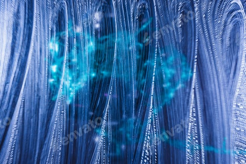 Preview: Drops- Liquid Foam. Fluid Aqua- Abstract Pattern Nature. Background- Cleansing Wash. Shampoo
