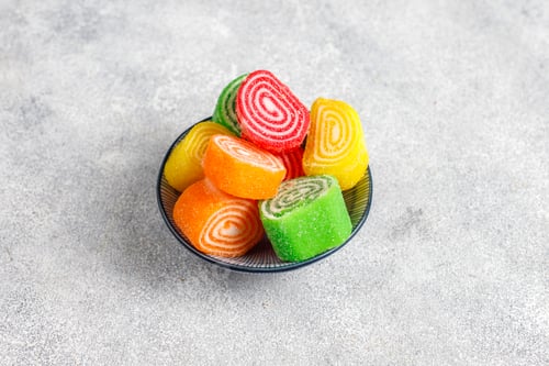 Preview: Assortment of multi-colored marmalades.