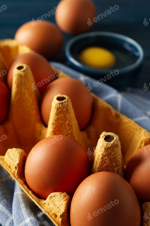 Preview: Main ingredient for cooking different dishes- eggs