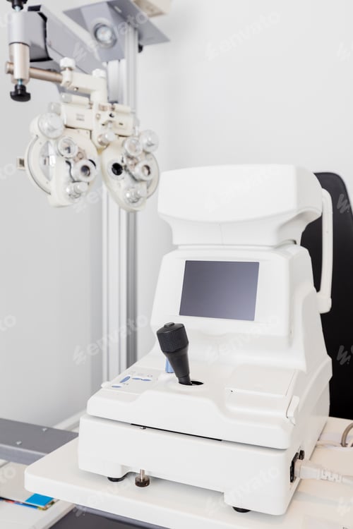 Preview: Professional machine for vision testing.