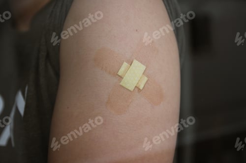 Preview: Band aid on arm