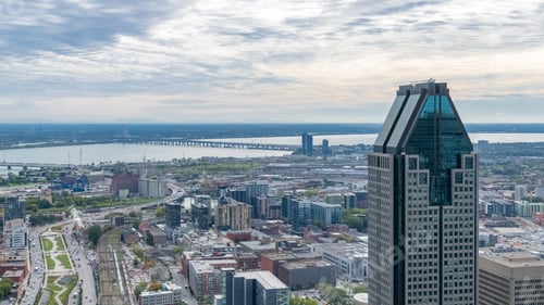 Preview: Montreal in Canada, typical buildings