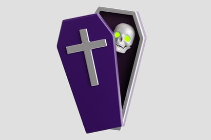 Preview: Coffin with Skull