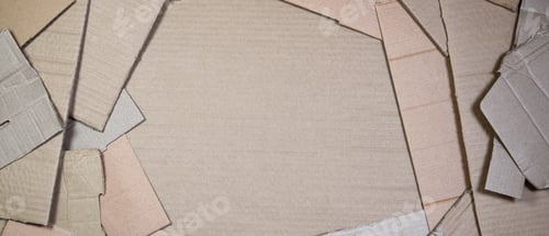 Visualização: Fundo de texturas de papel empilhadas prontas para reciclagem