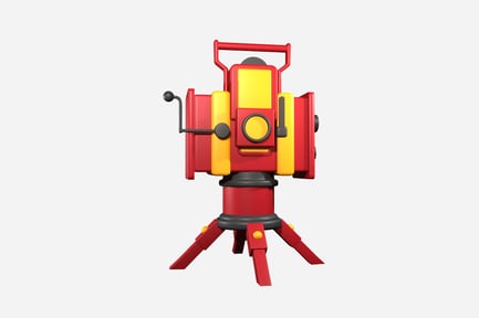 Preview: 3D Optical Precision Surveying Theodolite Instrument Icon