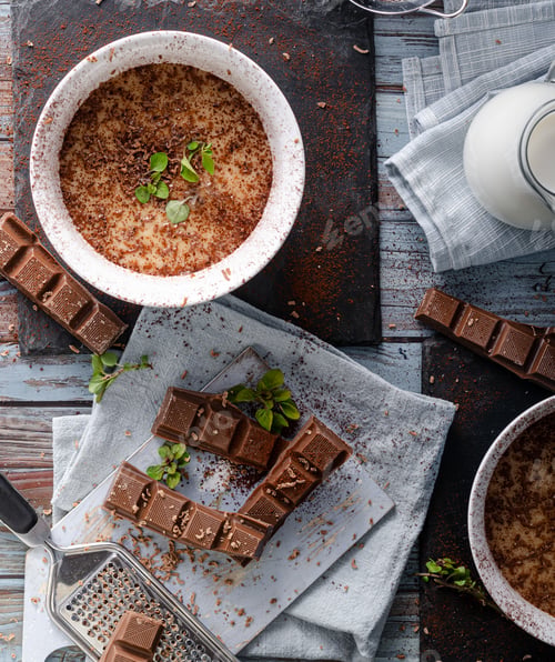 Preview: Delicious homemade chocolate pudding