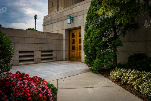 Preview: Gardens Outside The Basilica Of The National Shrine Of The Immaculate Conception, In Washington, Dc.