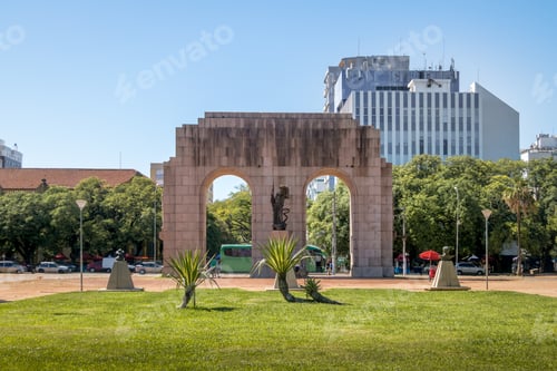 Preview: Arches at Farroupilha Park or Redencao Park - Porto Alegre, Rio Grande do Sul, Brazil