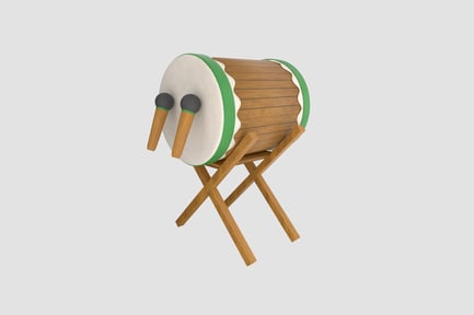 Preview: Bedug 3D Illustration