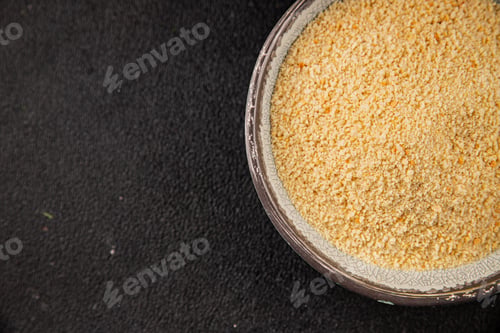 Preview: Breadcrumbs for cooking tasty snack fresh gourmet food background on the table