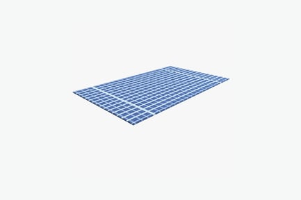 Aperçu: Tapis à motif quadrillé en diagonale