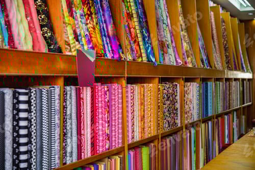 Preview: Colorful Asian Fabric And Textiles In Store