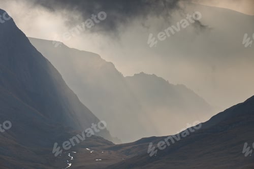 Preview: mountains and clouds