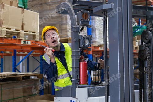 Preview: Store clerks inspect products, warehouses, industrial and logistics supply chains.