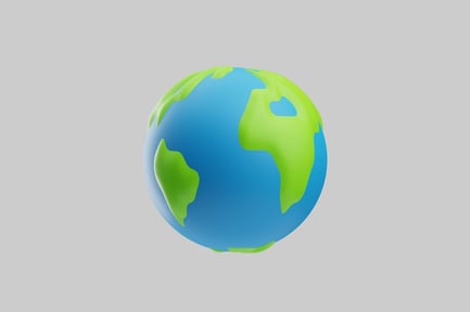 Preview: Cartoon earth globe