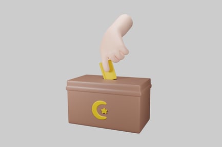 Preview: Eid Donation Box with Crescent