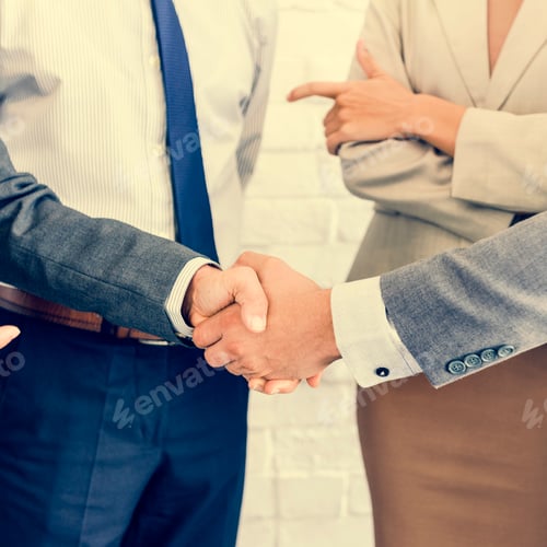 Preview: Business Team Handshake Collaboration Concept