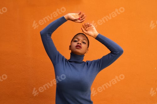 Preview: African American young beautiful woman