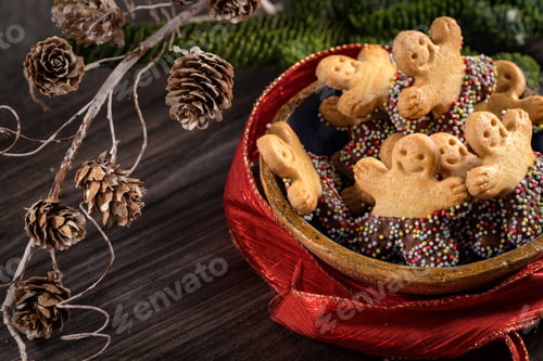 Vista previa: Galletas de jengibre navideñas