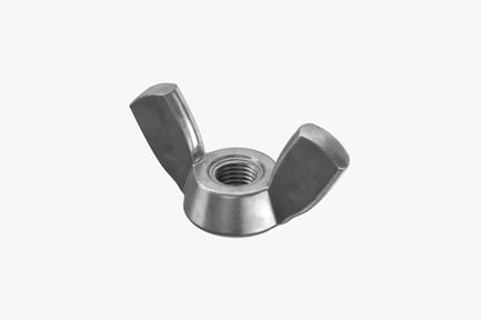 Preview: Wing Nut Fastener - Metal Threaded