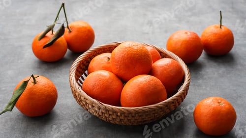 Preview: Fresh mandarin oranges fruit or jeruk santang madu