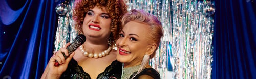 Preview: Bold and vibrant drag queens share the spotlight during a festive holiday performance