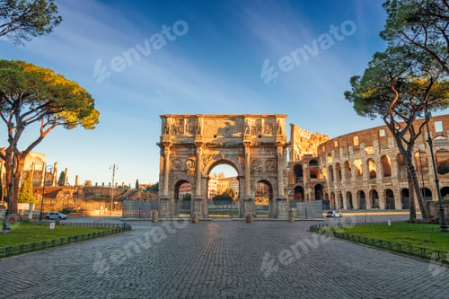 Preview: Rome, Italy at the Arch of Constantine and the Colosseum