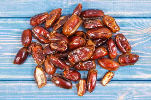 Preview: Dates containing natural vitamins and dietary fiber, healthy nutrition concept