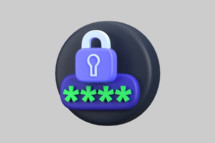 Preview: Password protection security padlock key