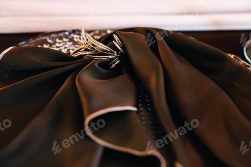 Preview: wedding table decoration on the table in the castle, Cutlery on the table