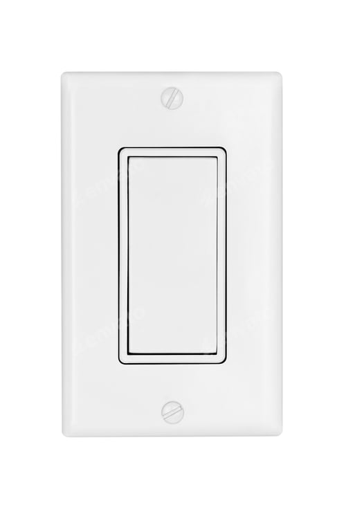 Preview: Light switch isolated on white