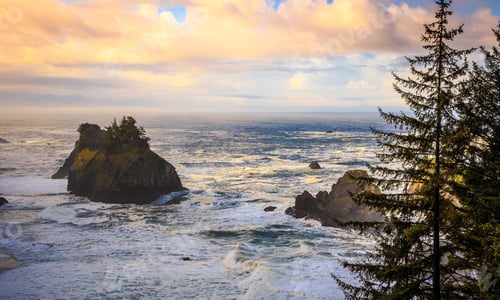 Preview: Arch Rock Viewpoints At Samuel Boardman State Scenic Corridor On The Southern Oregon Coast