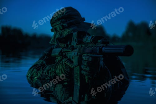 Preview: Crossing river in jungle
