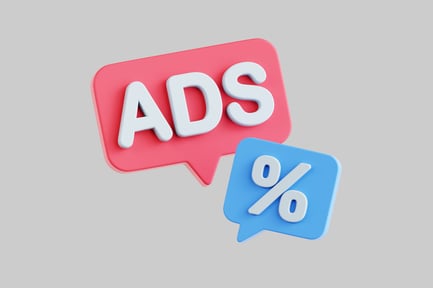 Preview: Advertisement and discount bubble message
