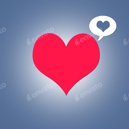 Preview: Red heart background