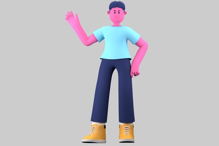 Preview: Person in Cartoon Style