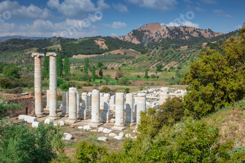 Preview: The Temple of Artemis. Sardes Ancient city. Manisa, Turkey. UNESCO World Heritage Tentative List.