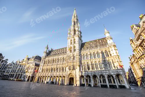 Preview: Central square in Brussels city
