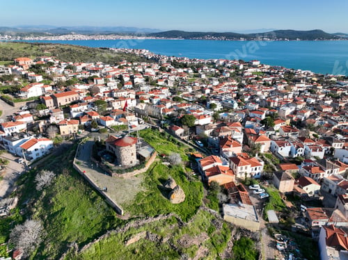 Preview: Old windmill on Cunda island of Turkey