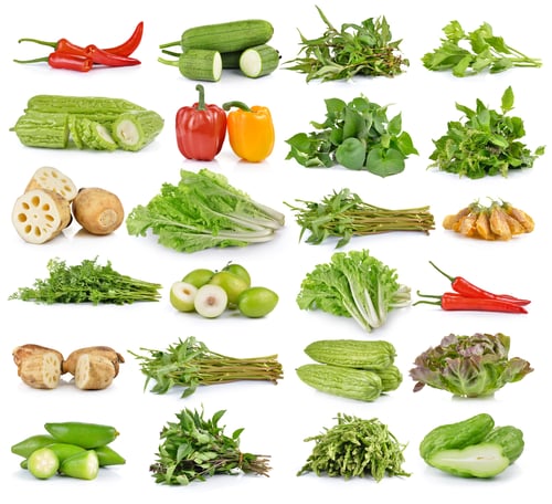 Preview: set of fruit and vegetable