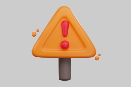 Preview: Orange triangle with red exclamation mark