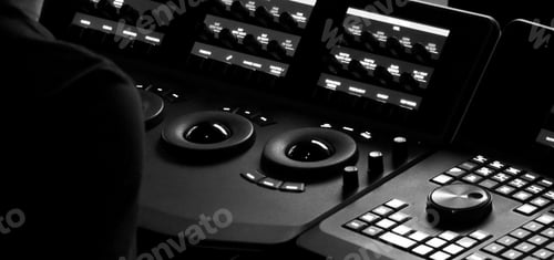 Preview: Blurry images of telecine controller machine
