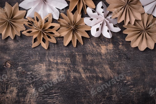 Preview: Christmas hand made paper star