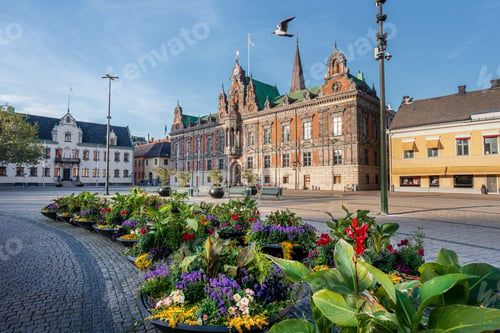 Preview: Malmo Town Hall (Radhus) at Stortorget Square - Malmo, Sweden