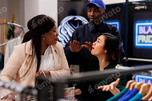 Preview: People go crazy at Black Friday sales