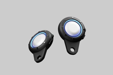 Preview: Futuristic tech gadget with glowing edge