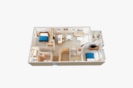 Preview: Apartment Floor Plan with Balcony