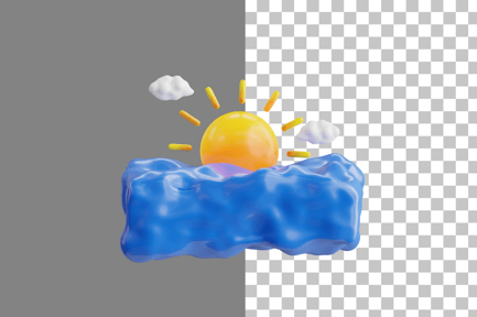 Preview: Sunset 3D Icon