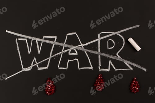 Preview: Peace World Concept, Cross Out War Word